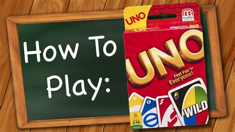 Check spelling or type a new query. How to play Uno - YouTube