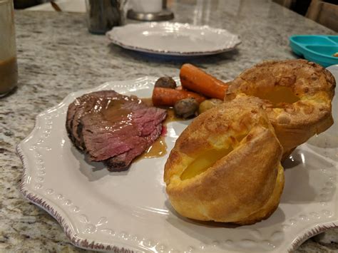 Homemade Roasted Beef With Yorkshire Puddings Rfood