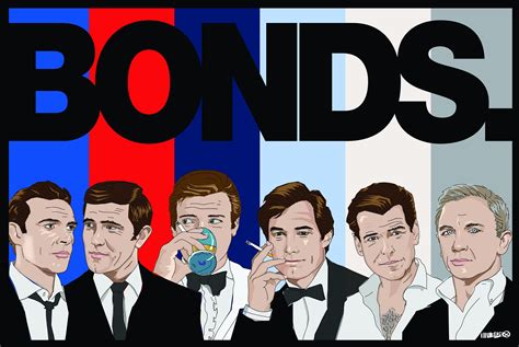 James Bond 007 Print Illustration Wall Art Home Decor T Idea