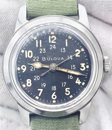 Wts 1960 Vietnam Era Military Issue Bulova 3818a Watch Rwatchexchange