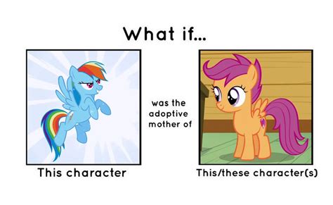 What If Rd Is Scootaloos Adoptive Mother By Darkmoonanimation On
