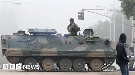 Zimbabwe Crisis Army Takes Over Says Mugabe Is Safe Bbc News