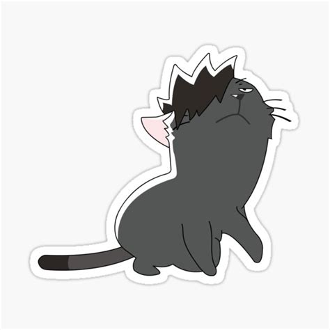 Kuroo Cat Mascot Haikyu Sticker For Sale By Vorn2002 Redbubble