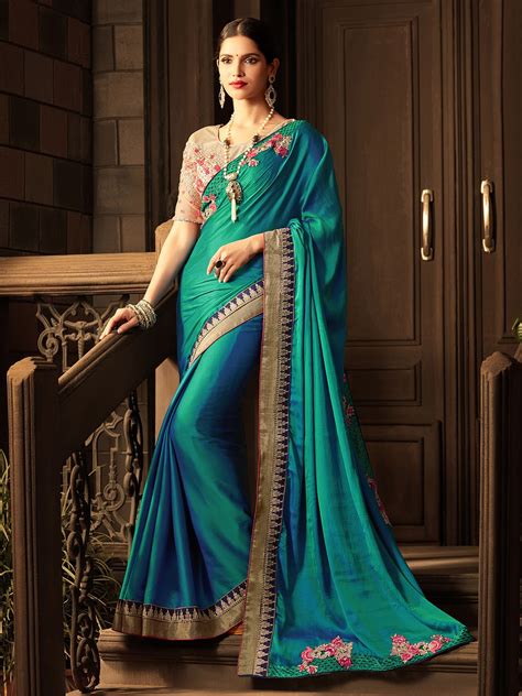 Silk Fabric Rama Green Color Saree For Party Function G3 Wsa18563