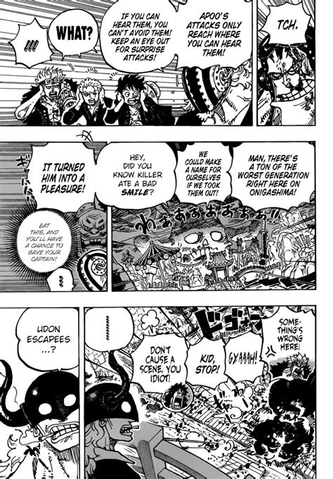 The general rule of thumb is that if only a title or caption makes it one piece related, the post is not allowed. Read One Piece Chapter 981 - MyMangaList