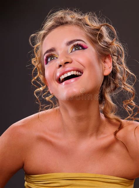 Beautiful Blonde Woman Stock Image Image Of Coiffure 25947441