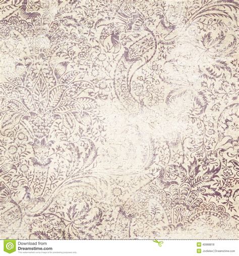 Distressed Floral Damask Background Stock Photo Image