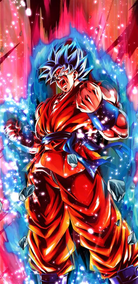 Blue Kaioken Goku Dragon Ball Legends Goku Kaioken Ssb Hd Phone