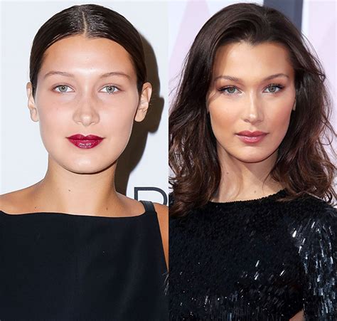 bella hadid before bella hadid plastic surgery the catwalk beauty queen the life on the
