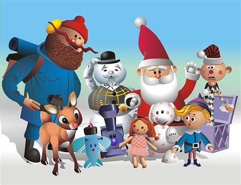 Santa Rudolph And Misfit Toys Christmas Characters Christmas Cartoons Misfit Toys