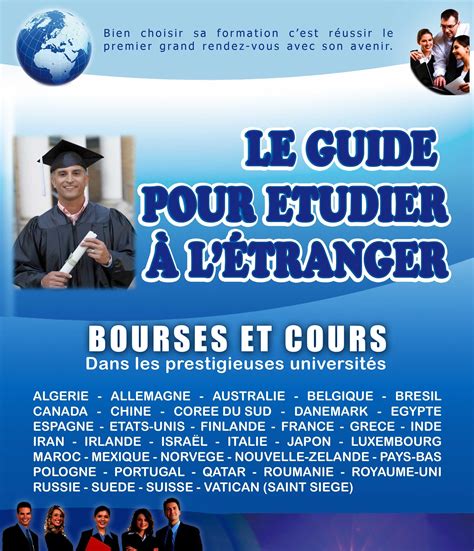 Couverture Du Guide Pour Etudier A Letranger Job Guide Student