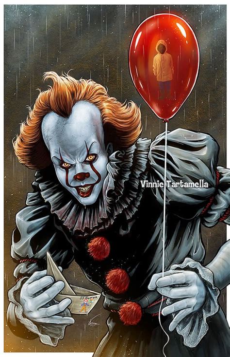 Pennywise By Vinroc On Deviantart Horror Artwork Pennywise Wallpaper