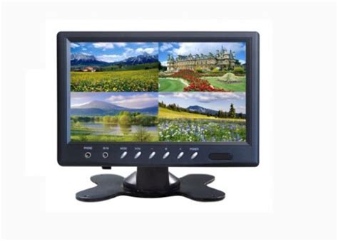 Vroom 9 Inch Standalone Monitor With Built In Splitter Quad Display