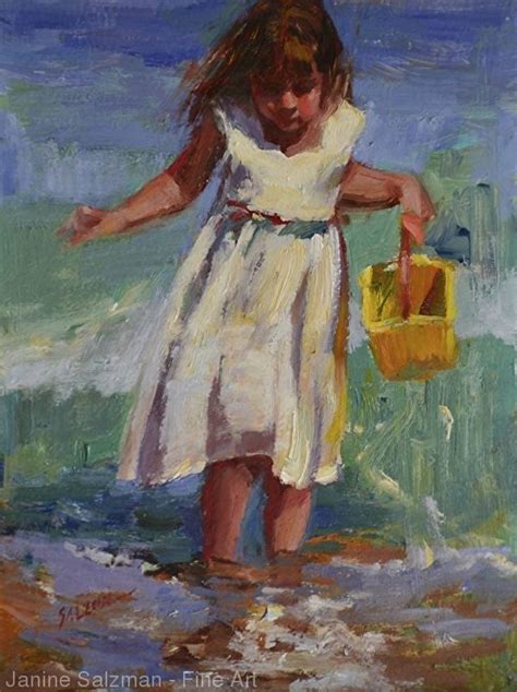 Water S Cold By Janine Salzman Oil X Art People Art Art