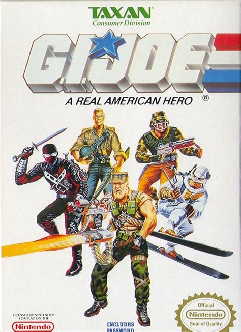 Gi Joe A Real American Hero 1991 Nes Box Cover Art Mobygames
