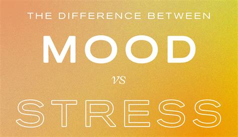 Do You Know The Difference Between Stress And Mood Diamond News