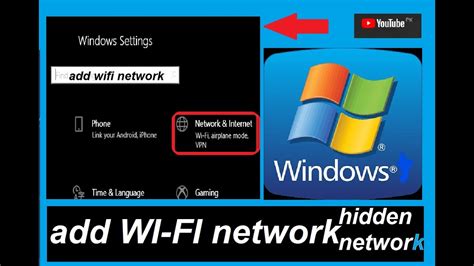 Wi Fi How To Add Wi Fi Network Win 10 7 Addhiddenwifi Youtube