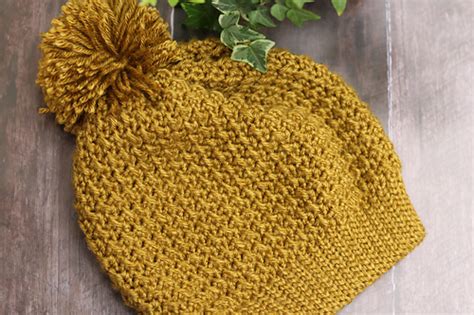 Ravelry Golden Beanie Pattern By Rich Textures Crochet