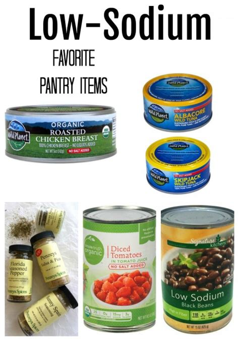 What is considered low sodium? Favorite Low-Sodium Pantry Items | Low-Sodium Foods to ...