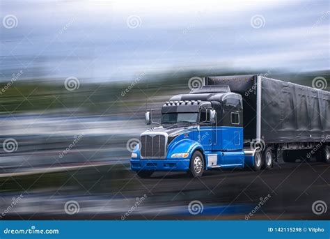 Black Semi Truck And Trailers Silentsany