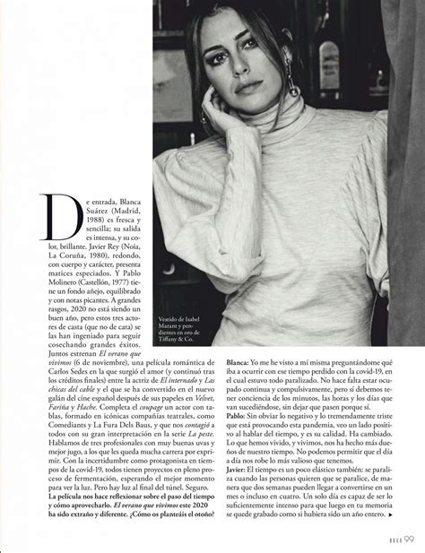 Blanca Suarez In Elle Magazine Spain November 2020 Hawtcelebs