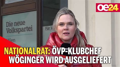 nationalrat Övp klubchef wöginger wird ausgeliefert youtube