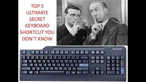The mouse is just an accessory to pc operation, but not an integral part of the computer. 5 SECRET Keyboard Shortcuts That You DON'T Know!!!How to ...