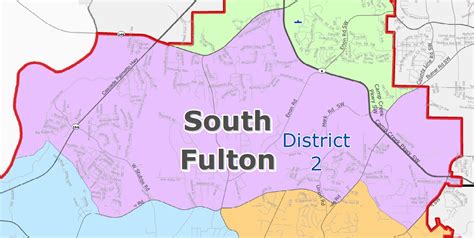 Atlanta Fulton County Map