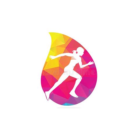 Running Women Logo Stock Illustrations 1313 Running Women Logo Stock