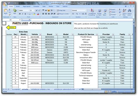 And if you want to refer to all the columns and rows of the worksheet then you can use the cells property. Excel Spreadsheet For Vehicle Maintenance If you manage a ...