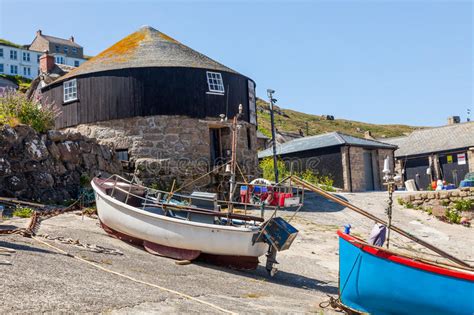 Sennen Cove Harbour Cornwall Stock Photo Image Of Boats Fishing