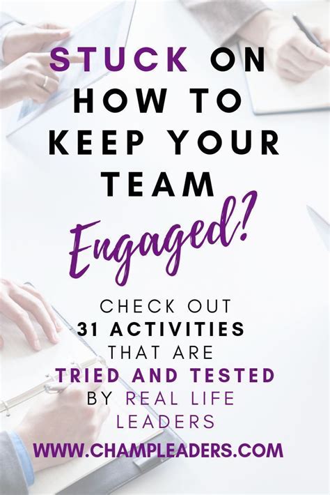 31 Team Engagement Aktivitäten Die Ein Großartiges Arbeitsumfeld