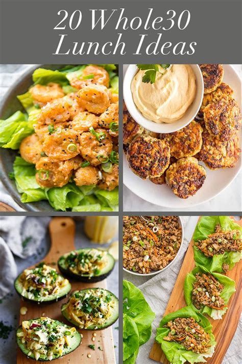 this list of 20 whole30 lunch ideas has tasty options for everyone from easy whole30 lunches to