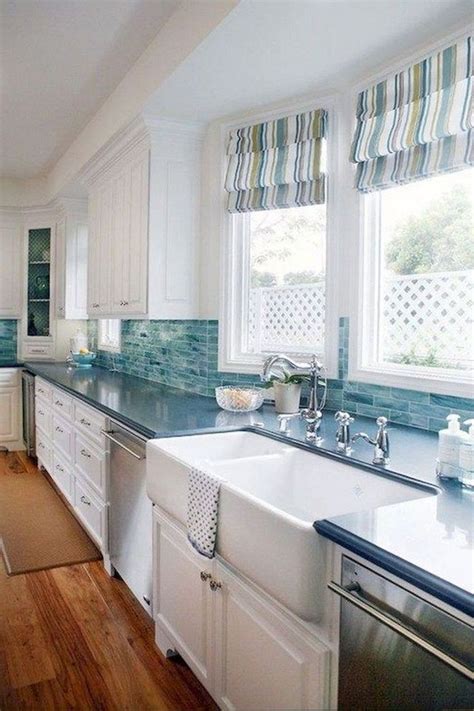 Whether beachy and casual or elegant and contemporary, these kitchens send an invitation to slow down and embrace our relaxed summer lifestyle. 30+ Creative Coastal Backsplash Design Ideas For Kitchen ...
