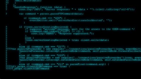 Hacker Code Running Down Computer Screen Stock Motion Graphics Sbv