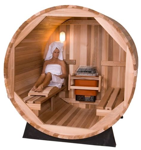 Canopy Barrel Sauna Indoor And Outdoor Home Sauna Kit