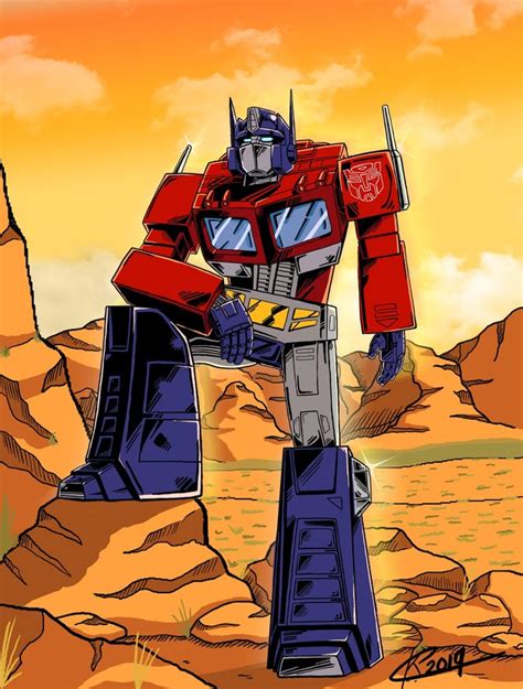 Finally Completed The Optimus Prime Drawing I Worked On Rtransformers