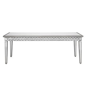 Z gallerie glass coffee table. Mirrored Dining Table | Sophie Collection | Z Gallerie