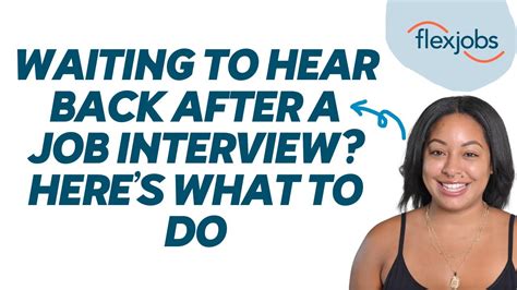 Waiting to Hear Back After a Job Interview? Here’s What to Do - YouTube