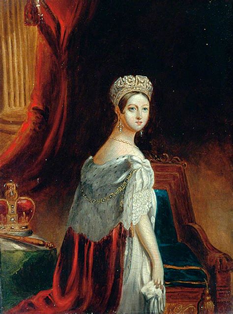 Queen Victoria In Her Coronation Robes Art Uk
