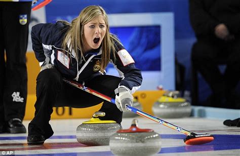 Ice Queen Is Great Britain S Eve The Stone Cold Skipper Who Can Make Curling Sexy Daily Mail
