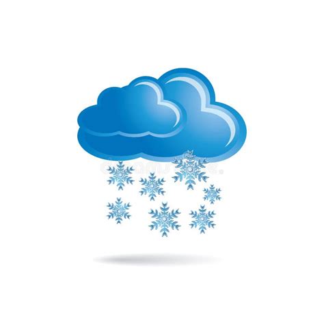 Cloud And Snowflakes Stock Vector Image Of Storm Water 16877825