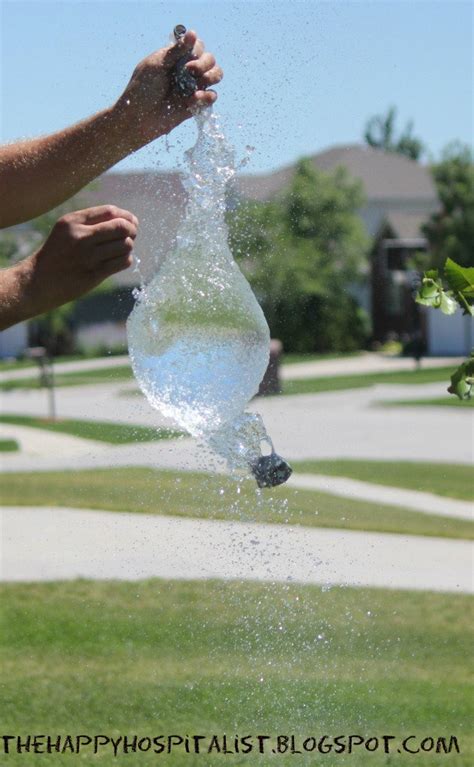 Popping Water Balloons With High Speed Camera Water Balloons High