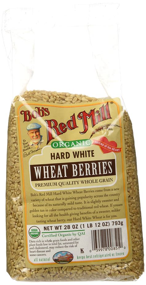 Bobs Red Mill Wheat Hard Red Spring Wheat Berries 28 Oz