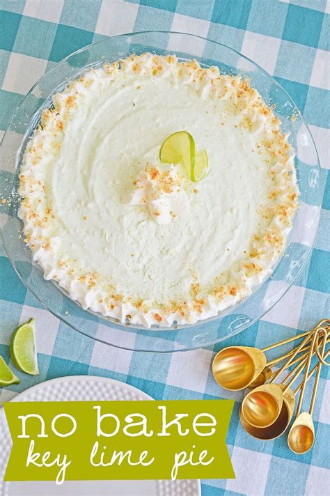 This No Bake Key Lime Pie Also Called An Icebox Key Lime Pie Is The