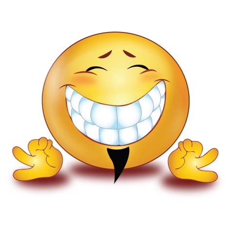 Big Teeth Smile Perfect Hand Sign Emoji