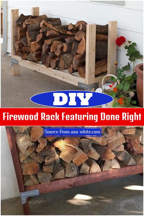 DIY Firewood Rack Plans For Storage DIYS Craftsy