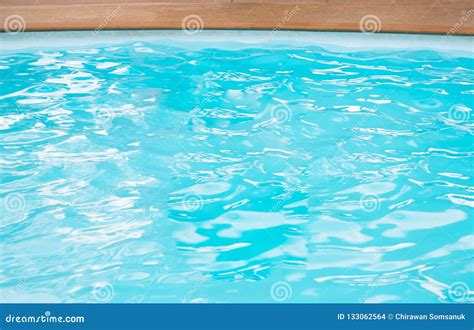 Blue Water In Swim Pool Stock Photo Image Of Light 133062564