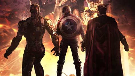 Captain America Iron Man Thor Wallpapers Wallpaper Cave