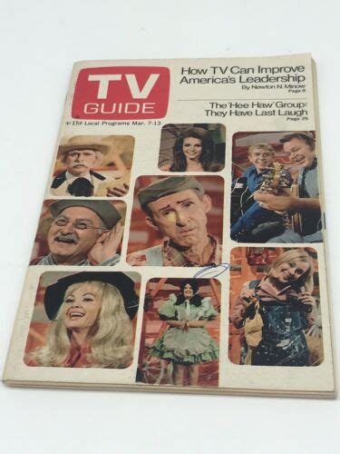 Vintage Tv Guide Hee Haw March 1970 Portland Region Ebay